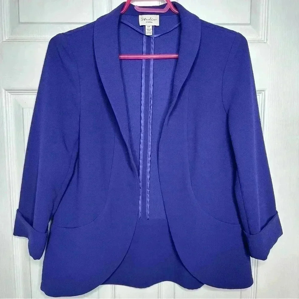 Le Chateau Studio Blazer Lightweight Blue Size Small - Picture 1 of 16